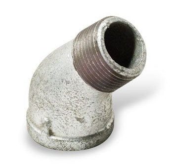 1 4  Galvanized Malleable Iron Pipe Fittings Street 45 Degree Elbow Online